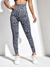 ZASUWA Female Leopard Net Scrunch Bum Seamless Leggings