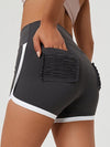 ZASUWA Female Booty Pocket Hip-lift Spandex Gym Booty Shorts