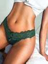 ZASUWA Female Mesh Solid Color Lace Underwears