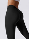 ZASUWA Female Scrunch Bum Deep V Back Leggings