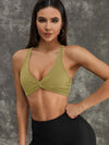 ZASUWA Female Twist Hollow Out Sports Bras