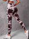 ZASUWA Female New 22 Colors Hot Tie-dye Scrunch Bum Leggings