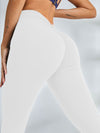 ZASUWA Female Scrunch Bum Deep V Back Leggings