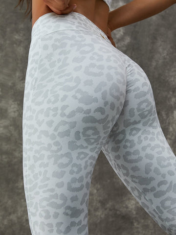 ZASUWA Female Leopard Print Leggings