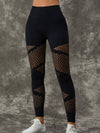 ZASUWA Female Twist Hollow Out Fishnet Scrunch Bum Tracksuit