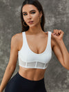 ZASUWA Female Mesh Corset Hollow Out Sports Bras