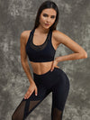 ZASUWA Female Mesh Hollow Out Tracksuit