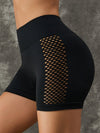 ZASUWA Female Slim Tailoring Strap Net Scrunch Bum Short Tracksuit