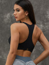 ZASUWA Female Twist Hollow Out Sports Bras