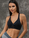 ZASUWA Female Twist Hollow Out Sports Bras