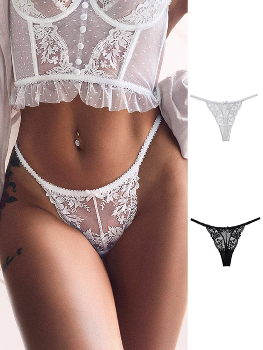 ZASUWA Female Breathble Lace Mesh Panties