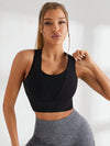 ZASUWA Female Mesh Deep V-collar Tight High Waist Short Tracksuit