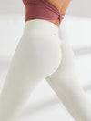 ZASUWA Female High-waisted Hair-grinding Nude Sportswear