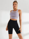 ZASUWA Female Mesh High Support Seamless Short Tracksuit