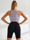 ZASUWA Female Mesh High Support Seamless Short Tracksuit