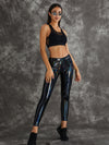 ZASUWA Female High Impact Shockproof Latex Leggings