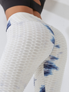 ZASUWA Female Train Bottom Fitness Tight Tie-dye Leggings