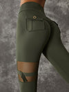 ZASUWA Female Unique Cut Out Pocket Mesh Scrunch Bum Sportswear