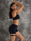 ZASUWA Female Unique Cut Out Pocket Mesh Scrunch Bum Sportswear