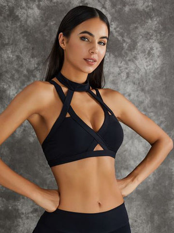 ZASUWA Female Unique Cut Out Sports Bras