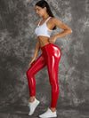 ZASUWA Female High Impact Shockproof Latex Leggings