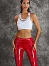 ZASUWA Female High Impact Shockproof Latex Leggings