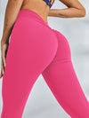 ZASUWA Female Scrunch Bum Deep V Back Leggings