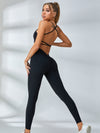 ZASUWA Female Scrunch Bum Deep V Back Leggings