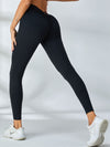 ZASUWA Female Scrunch Bum Deep V Back Leggings