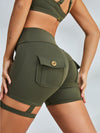 ZASUWA Female Unique Cut Out Pocket Mesh Scrunch Bum Sportswear