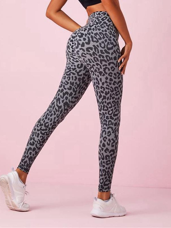 pretty in pink-Lift Legging Animal Print Scrunch Bum High Waist Leggings-LEGGINGS-ZASUWA-ZASUWA