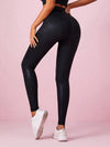 pretty in pink-Lift Legging Matte Leather High-waist Hip-lift Leggings-LEGGINGS-ZASUWA-ZASUWA