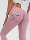 ZASUWA Female Pocket Scrunch Bum Cargo Leggings