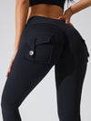 ZASUWA Female Pocket Scrunch Bum Cargo Leggings