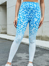 ZASUWA Female Trendy Leopard Print Ombre Leggings