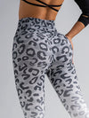 ZASUWA Female Trendy Leopard Print Ombre Leggings