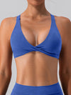 ZASUWA Female Twist Cross Back Sports Bras