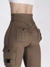 ZASUWA Female Pocket Scrunch Bum Leggings