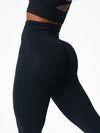 ZASUWA Female Sexy Scrunch Bum Hip-lift Seamless Leggings