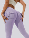 ZASUWA Female Pocket Scrunch Bum Cargo Leggings