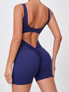 ZASUWA Female Hollow Out Scrunch Bum Romper