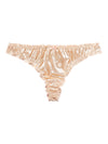 ZASUWA Female Velvet Bow-knot T-back Panties