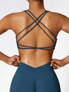 ZASUWA Female Seamless Cross Back Sports Bras