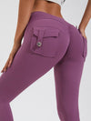 ZASUWA Female Pocket Scrunch Bum Cargo Leggings