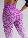 ZASUWA Female Trendy Leopard Print Ombre Leggings