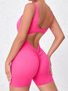 ZASUWA Female Hollow Out Scrunch Bum Romper