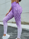 ZASUWA Female Trendy Leopard Print Ombre Leggings