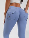 ZASUWA Female Pocket Scrunch Bum Cargo Leggings