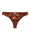 ZASUWA Female Velvet Bow-knot T-back Panties