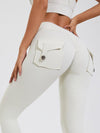 ZASUWA Female Pocket Scrunch Bum Cargo Leggings